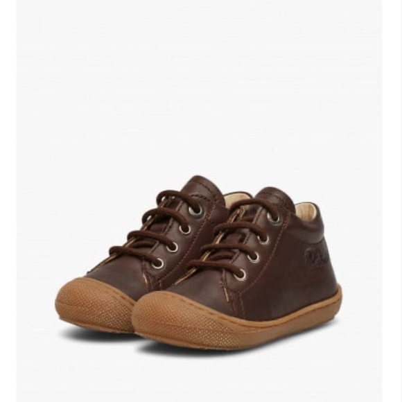 NWT Naturino Cocoon First Steps Shoes in Brown Leather